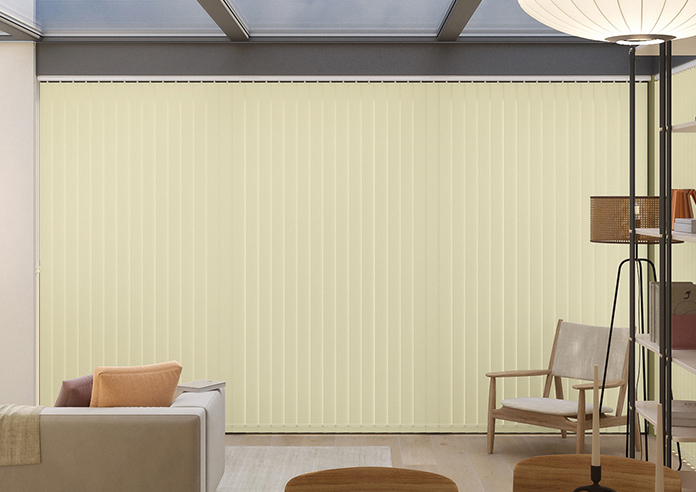 Trinity (Blackout), Oatmeal - Vertical Blind - Image 6